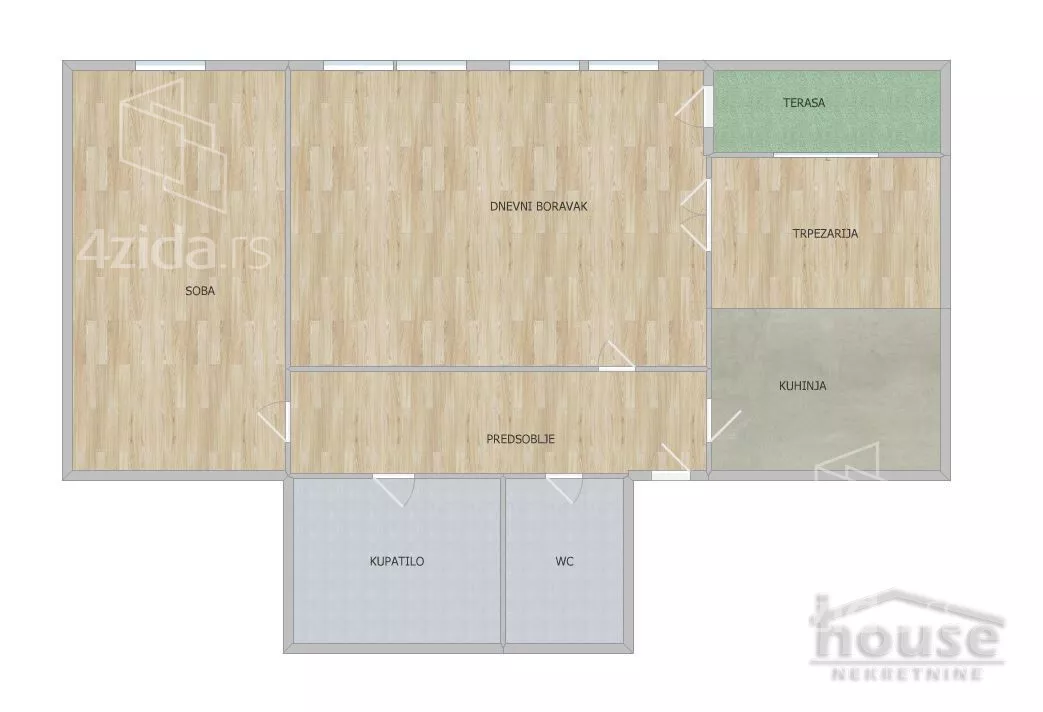 Dvosoban stan | 4zida