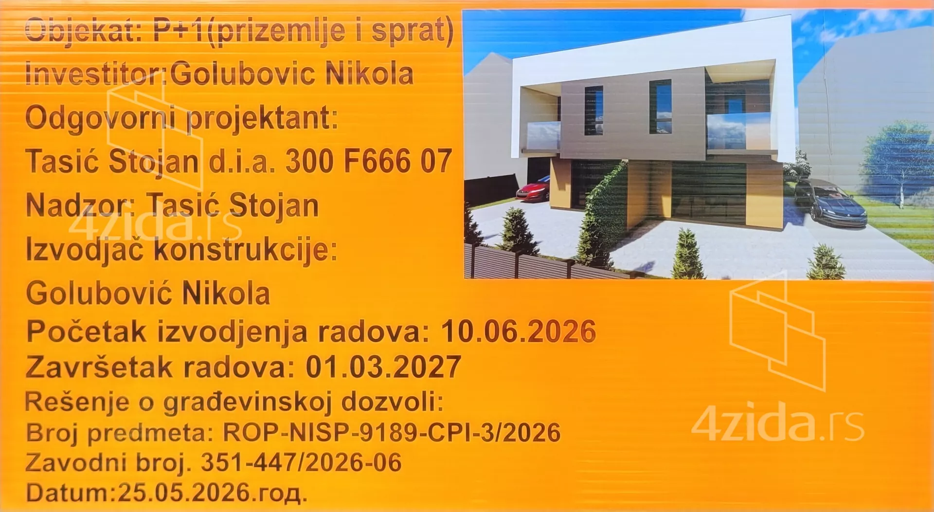 2-etažna kuća | 4zida