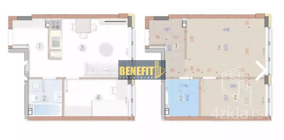 Dvosoban stan | 4zida