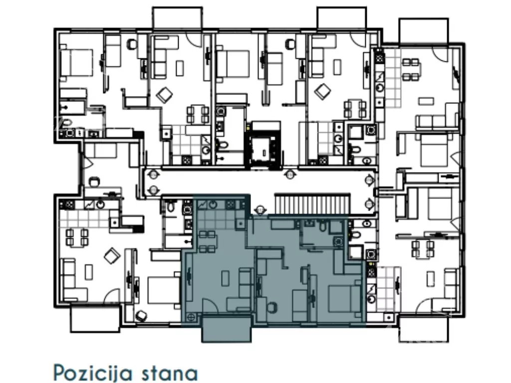 Trosoban stan | 4zida