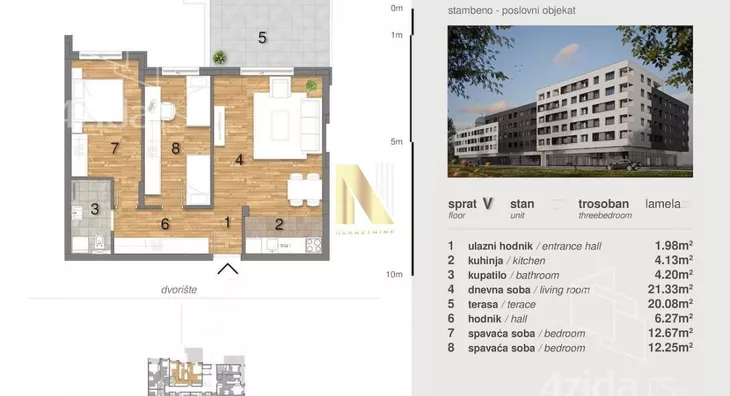 Trosoban stan | 4zida