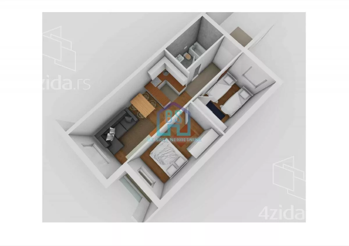 Dvoiposoban stan | 4zida