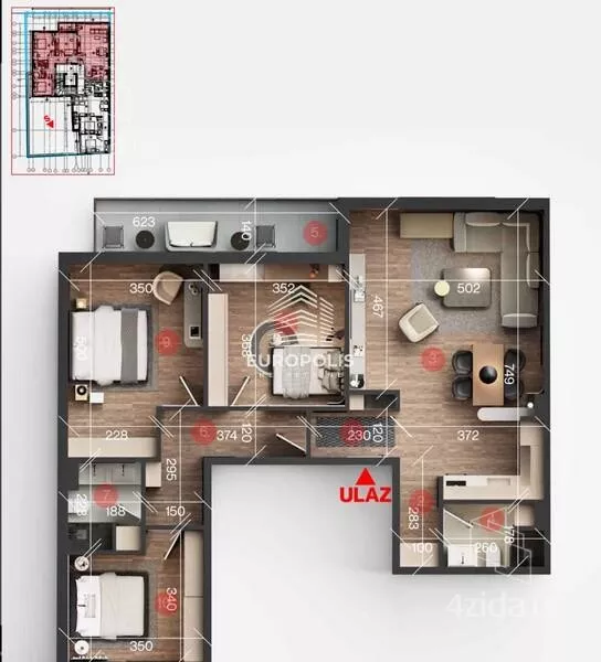 Četvorosoban stan | 4zida