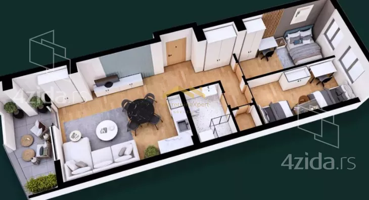 Trosoban stan | 4zida