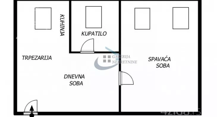 Dvosoban stan | 4zida