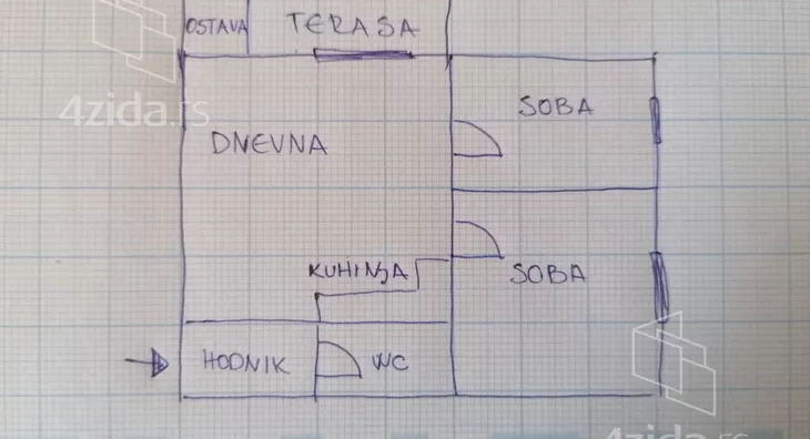 Trosoban stan | 4zida