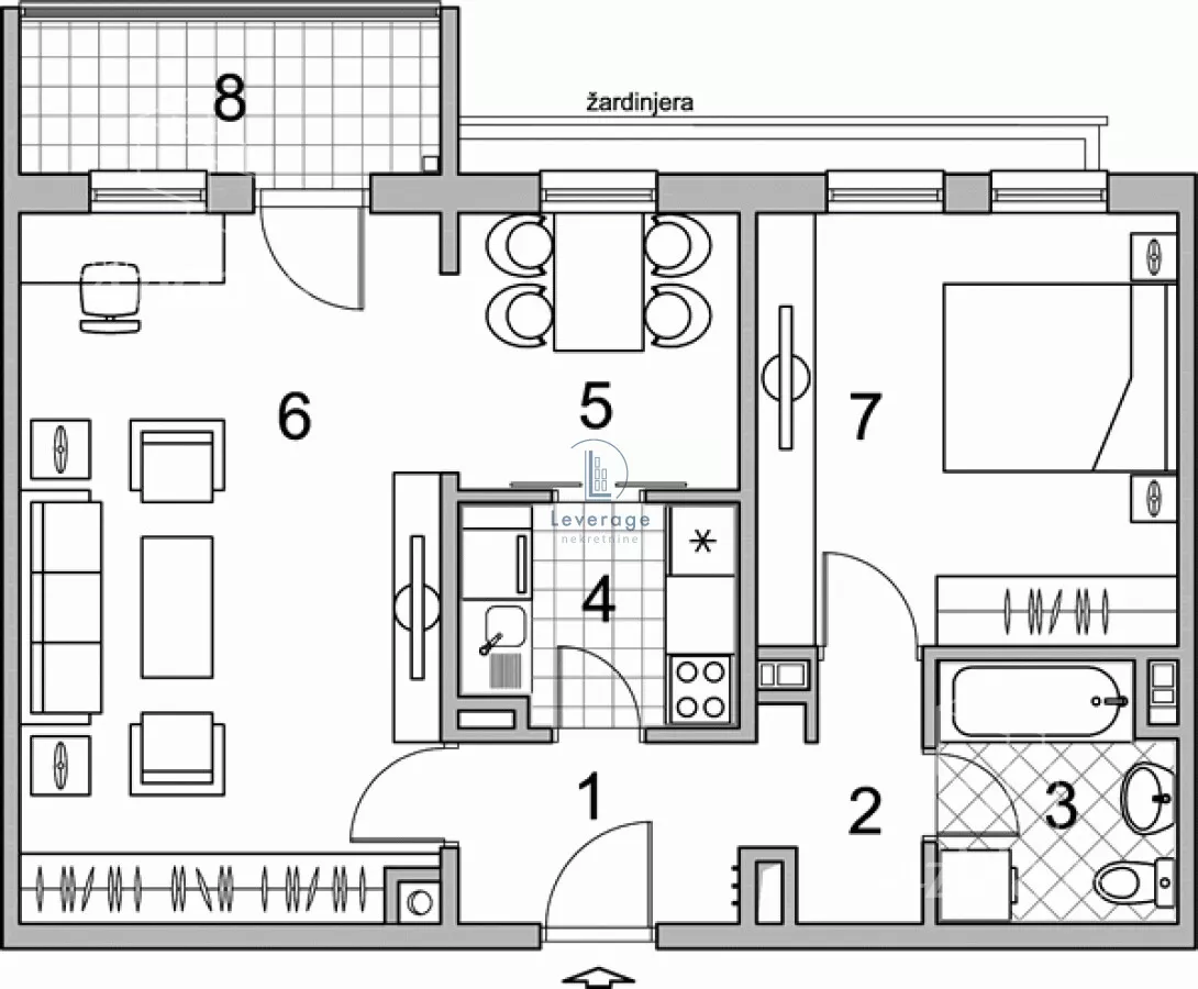 Dvosoban stan | 4zida
