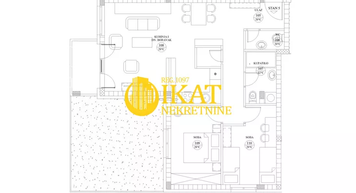 Trosoban stan | 4zida