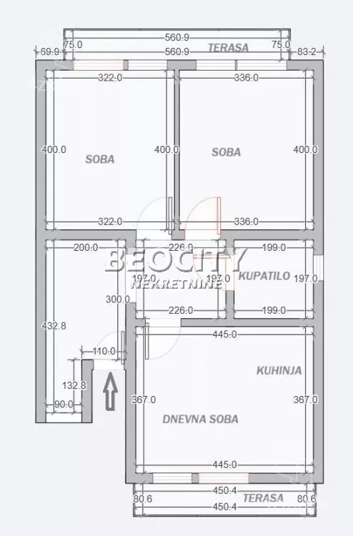 Trosoban stan | 4zida
