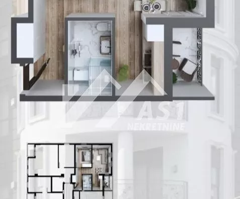 Jednoiposoban stan | 4zida