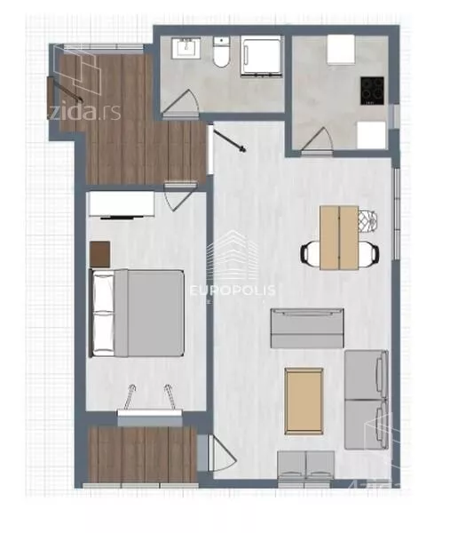 Dvosoban stan | 4zida