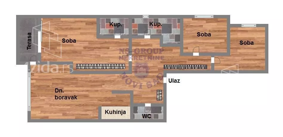 Troiposoban stan | 4zida