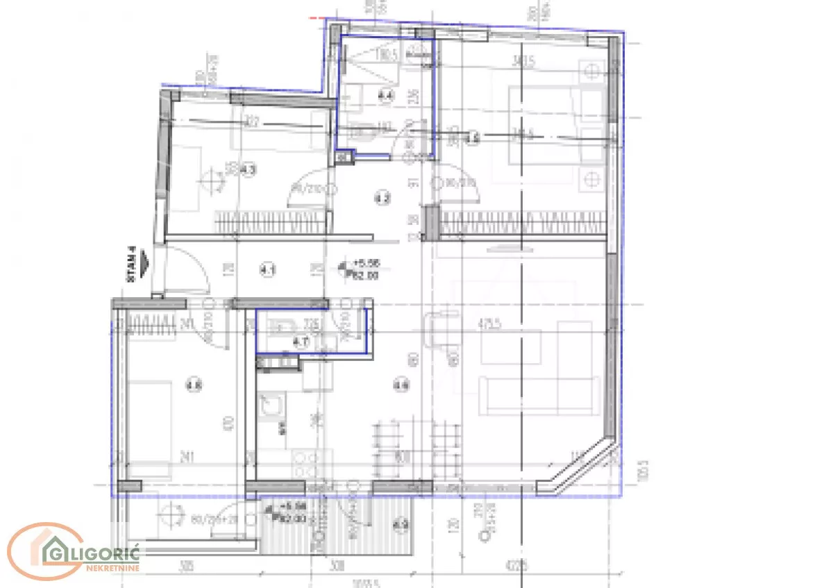 Troiposoban stan | 4zida