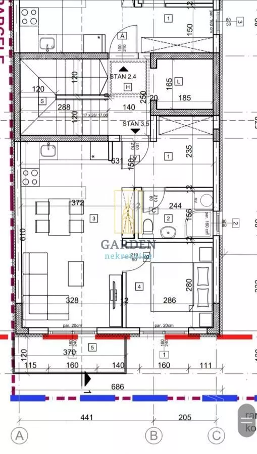 Jednoiposoban stan | 4zida