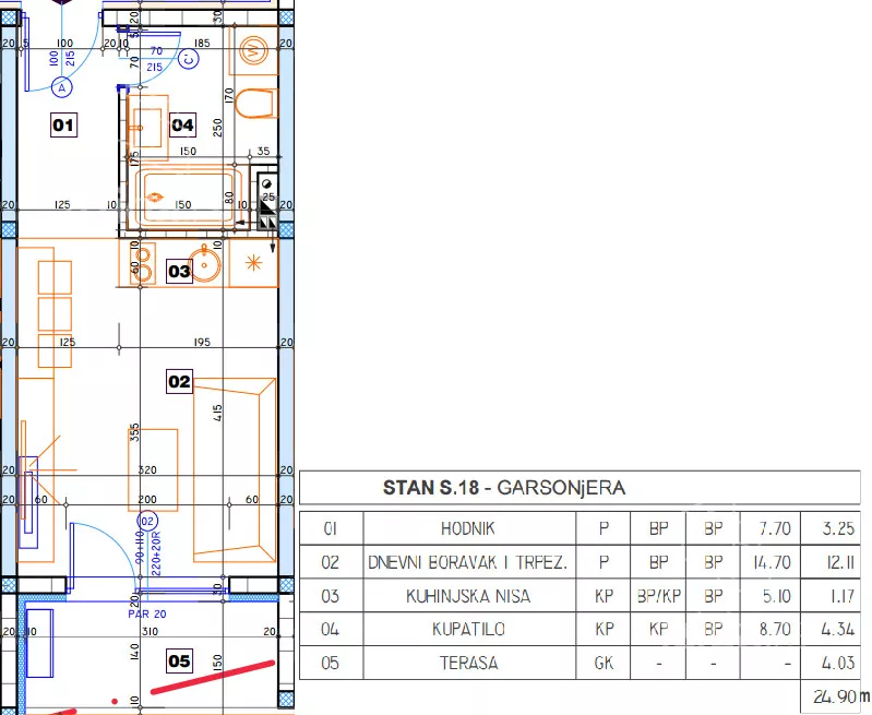 Garsonjera | 4zida