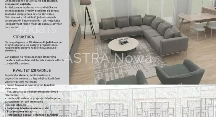 Jednoiposoban stan | 4zida