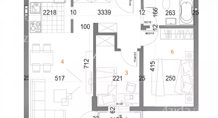 Trosoban stan | 4zida