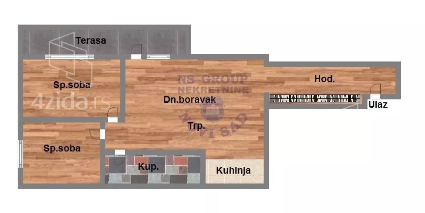 Trosoban stan | 4zida