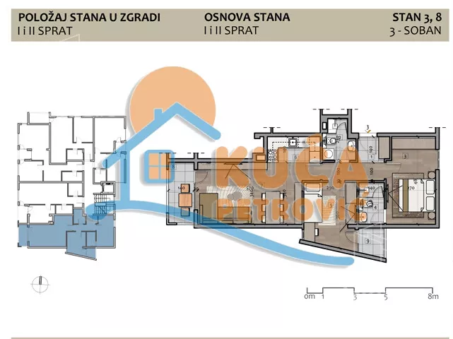 Trosoban stan | 4zida