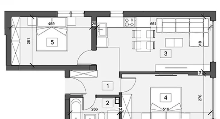 Trosoban stan | 4zida
