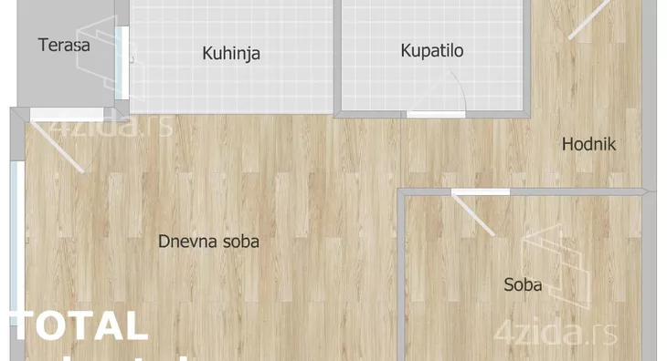 Jednoiposoban stan | 4zida