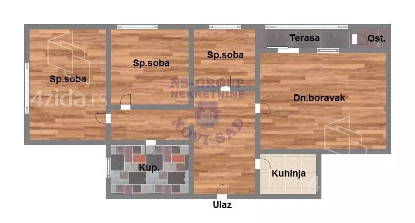 Troiposoban stan | 4zida