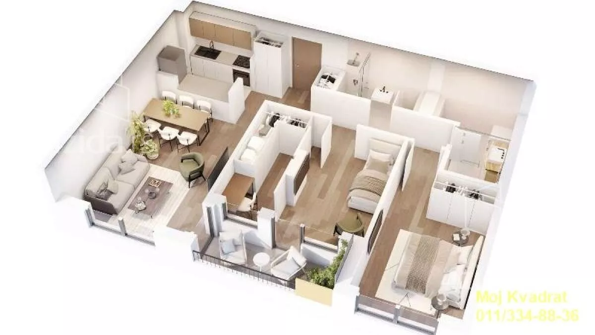 Trosoban stan | 4zida