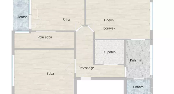 Trosoban stan | 4zida