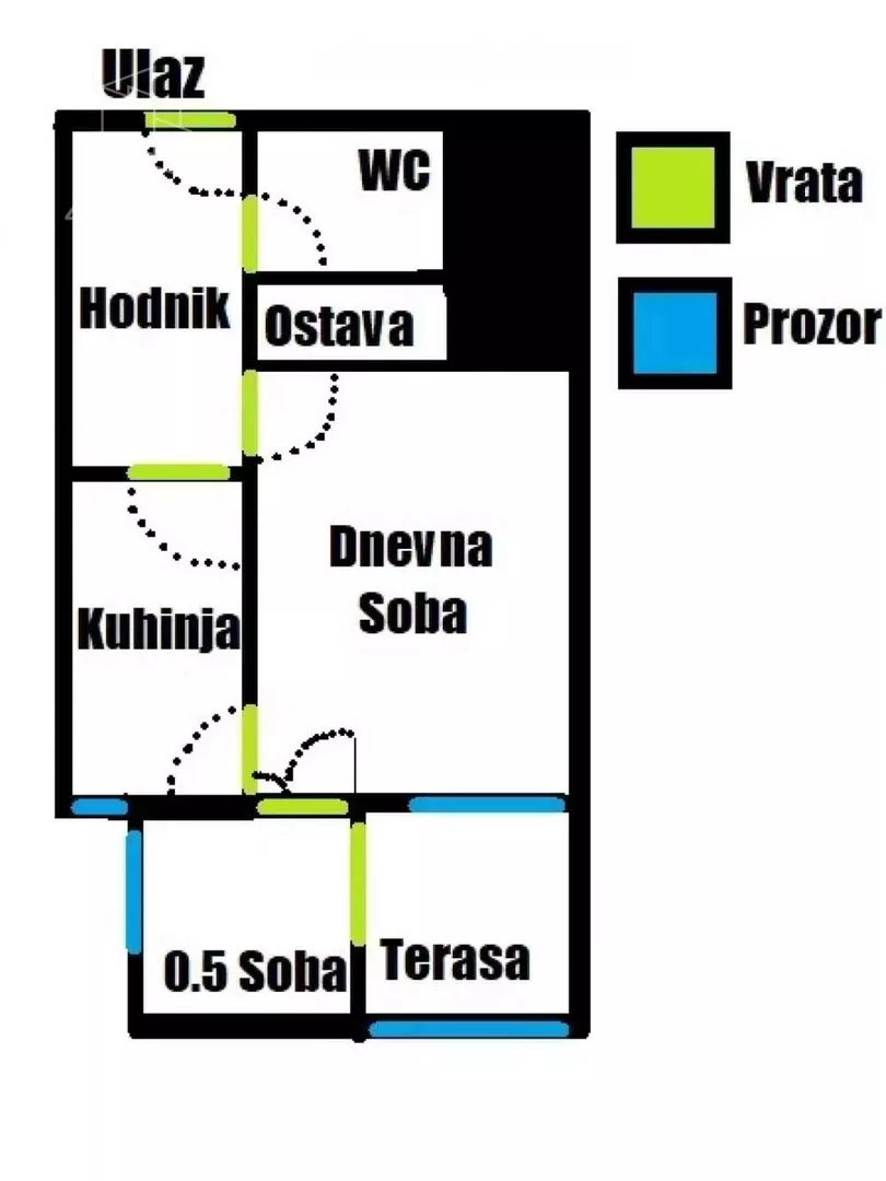 Jednosoban stan | 4zida