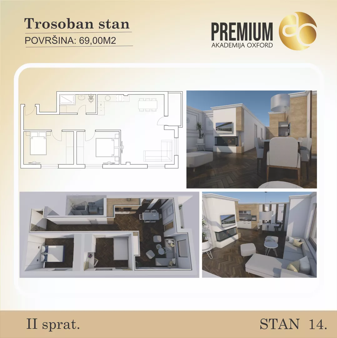 Dvoiposoban stan | 4zida