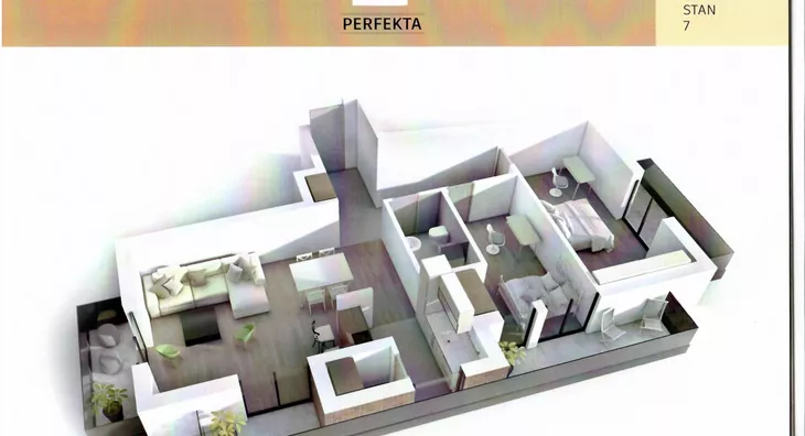 Trosoban stan | 4zida