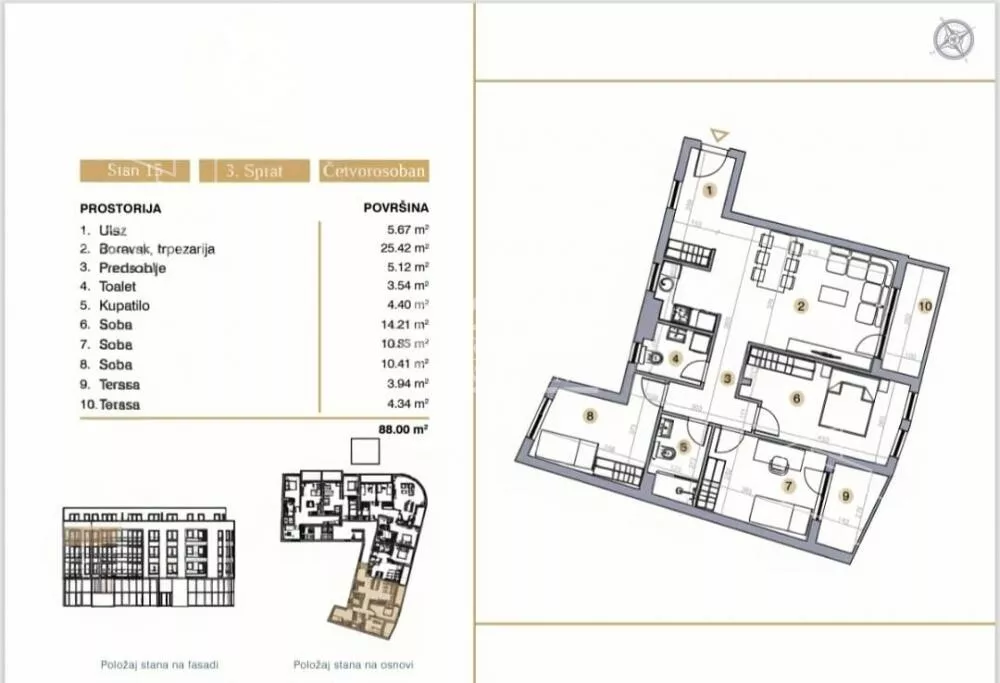 Četvorosoban stan | 4zida