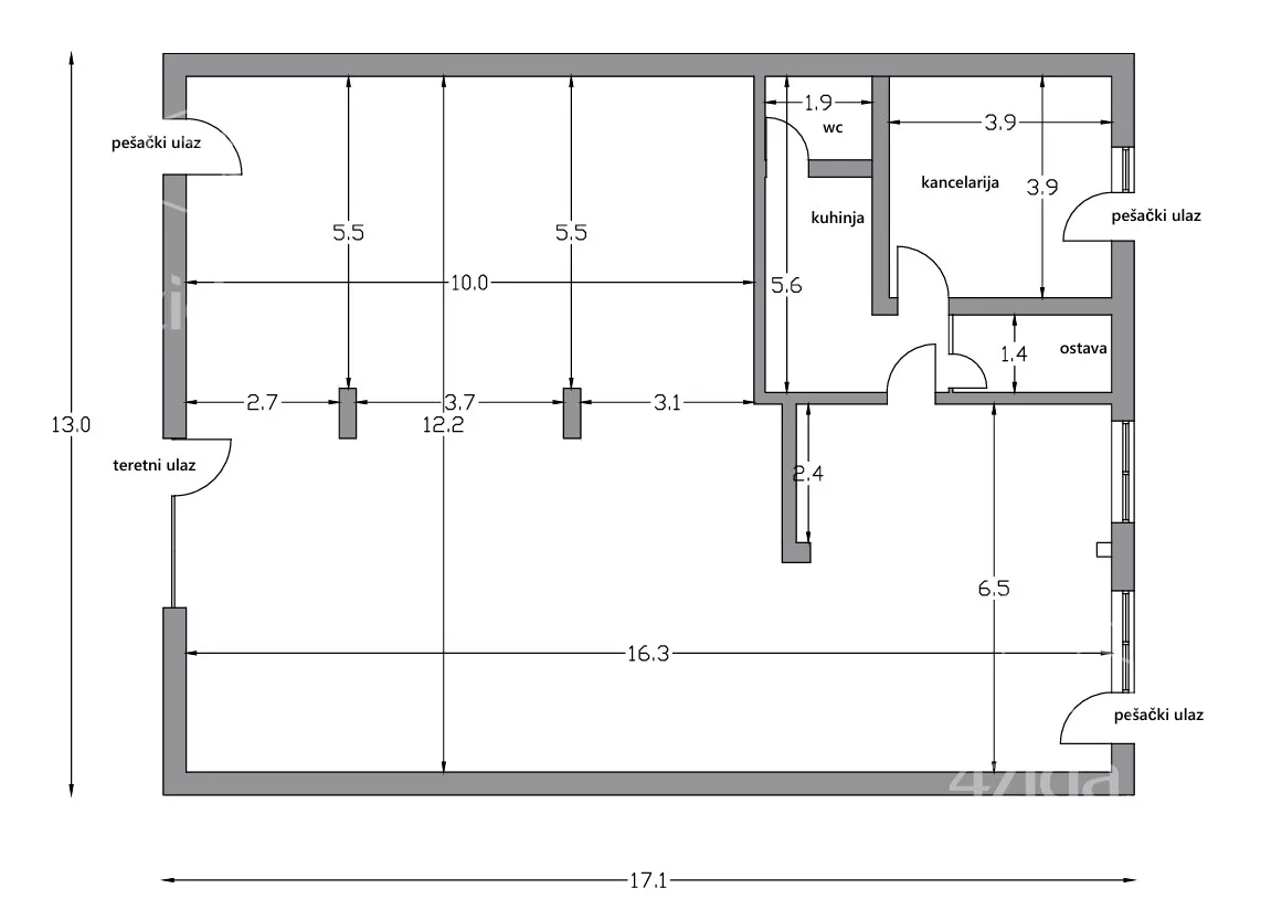 Proizvodni pogon | 4zida