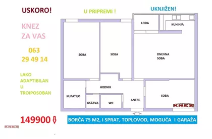 BORČA III | 4zida.rs