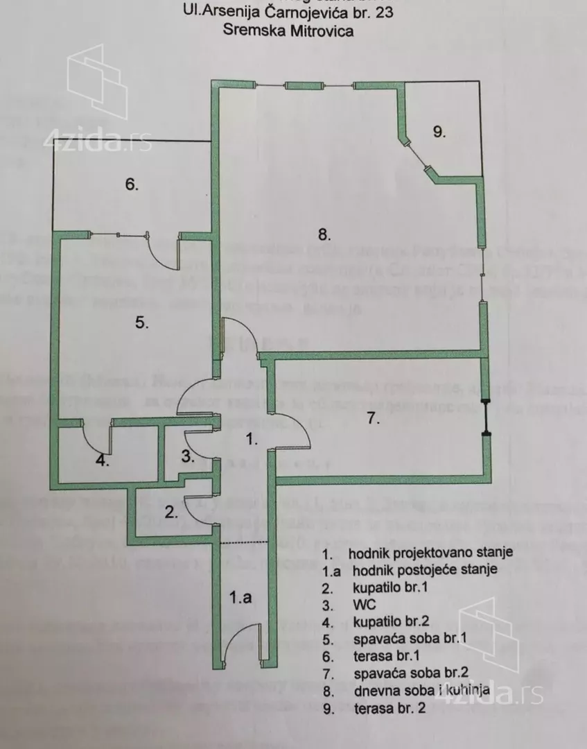 Trosoban stan | 4zida