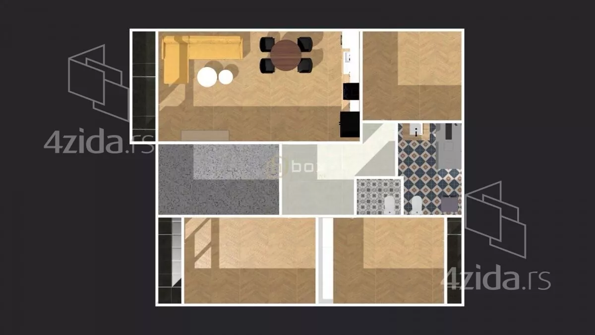 Troiposoban stan | 4zida