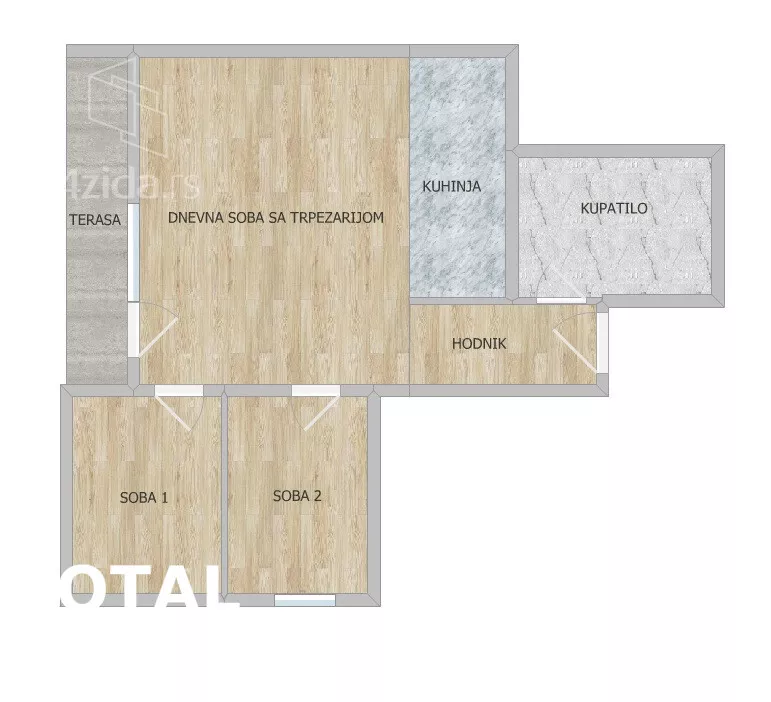 Trosoban stan | 4zida