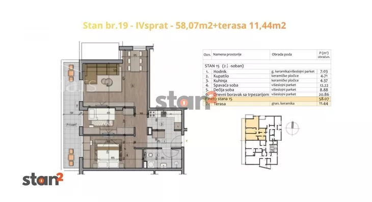 Dvoiposoban stan | 4zida