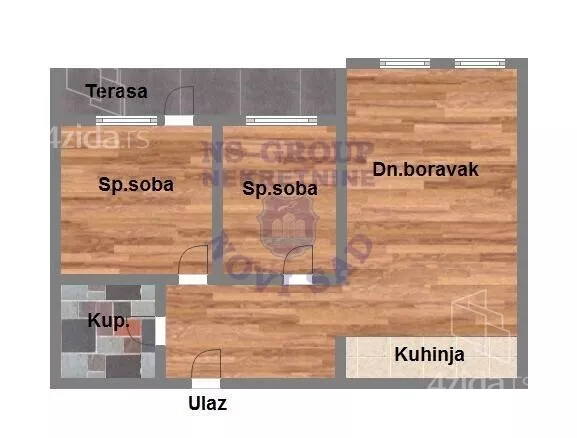 Trosoban stan | 4zida
