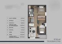 Trosoban stan | 4zida