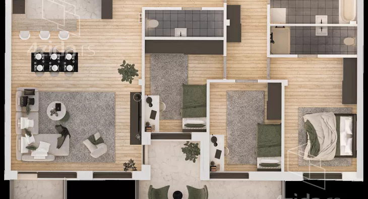 Četvorosoban stan | 4zida