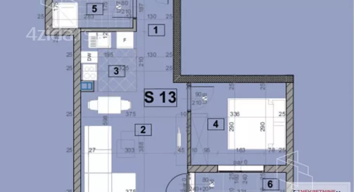 Jednoiposoban stan | 4zida