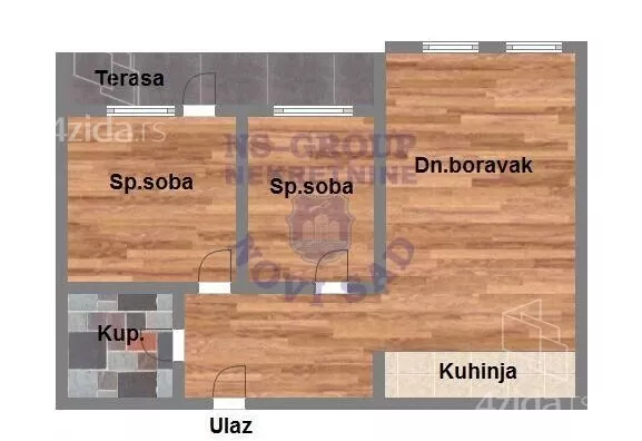 Trosoban stan | 4zida