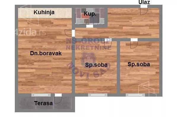 Trosoban stan | 4zida