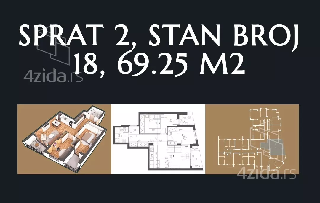 Dvosoban stan | 4zida