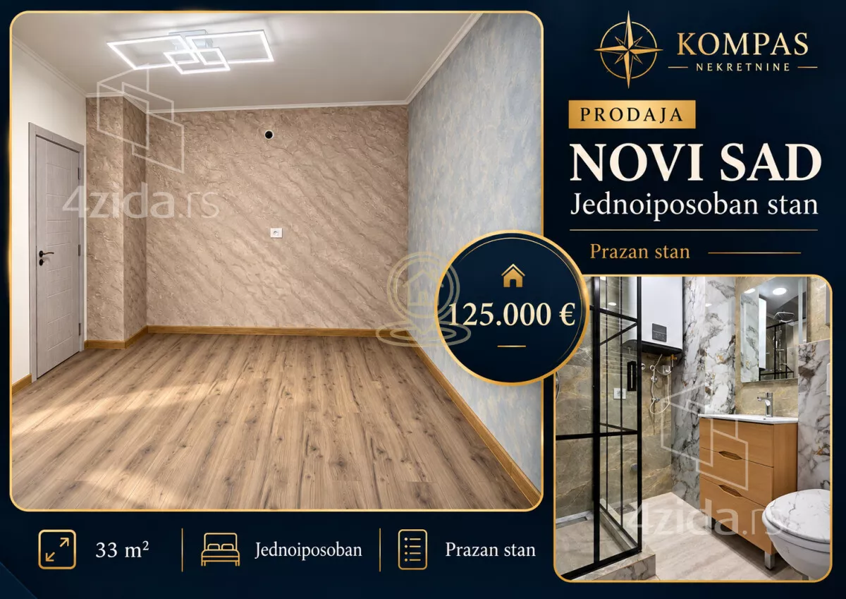 Jednoiposoban stan | 4zida