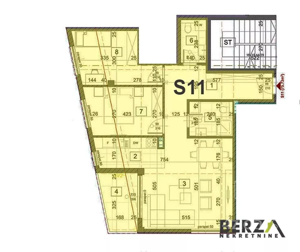 Trosoban stan | 4zida