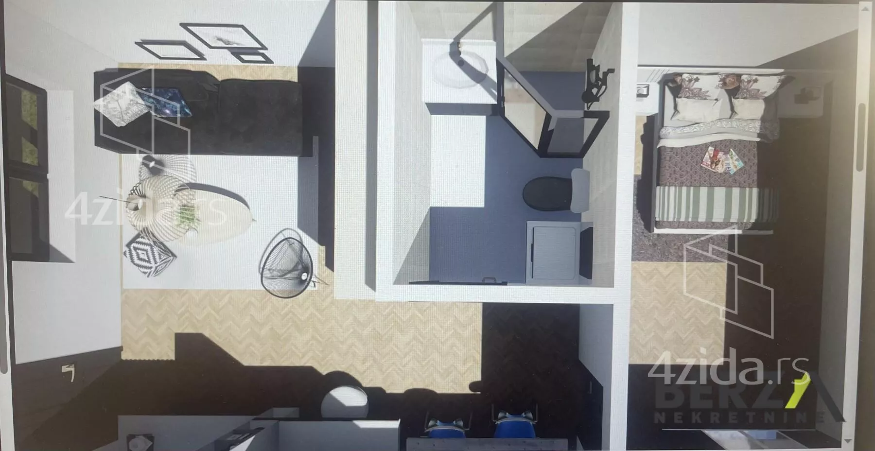 Jednoiposoban stan | 4zida