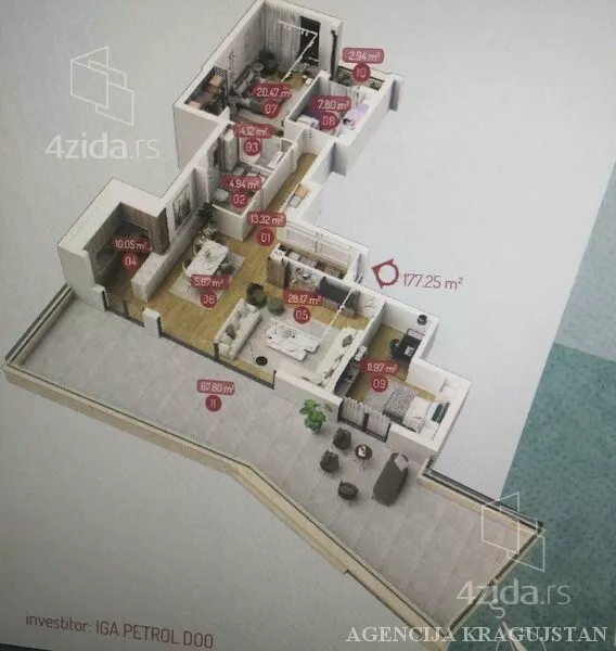 Četvorosoban stan | 4zida