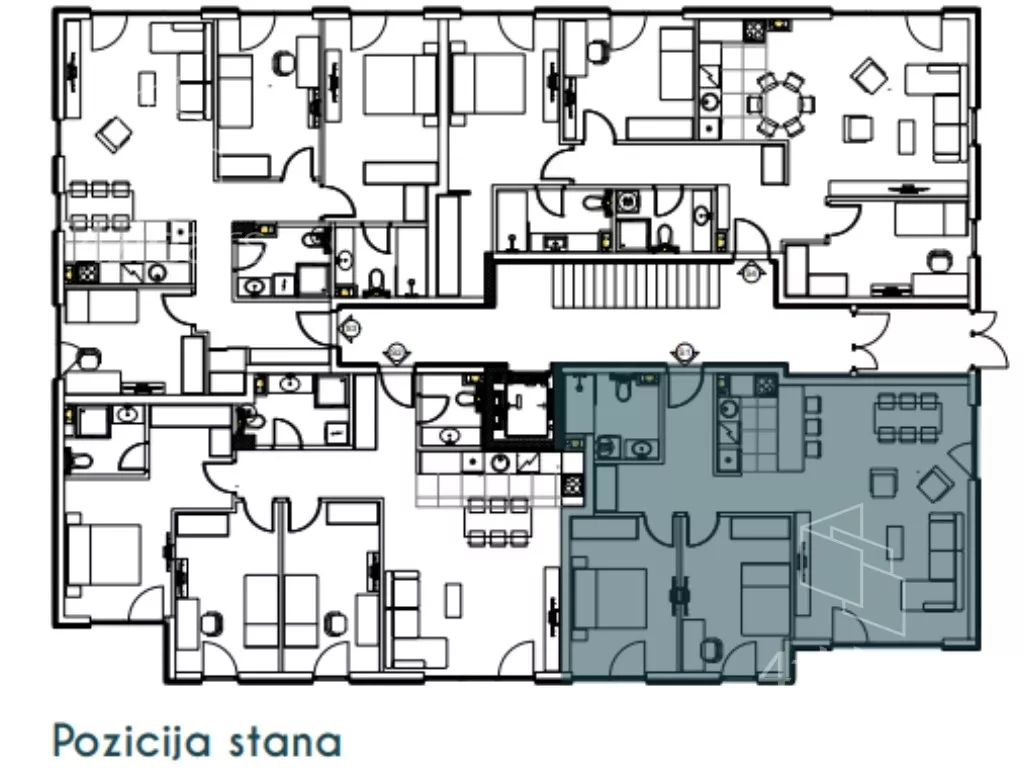 Trosoban stan | 4zida